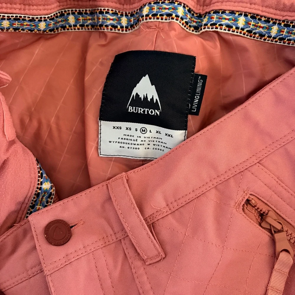 Like New! Burton Pink Ski/Snowboard Pants (Women’s Size Medium) - Picture 3 of 3